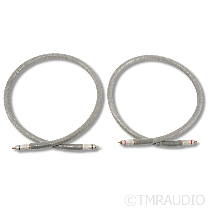 Acoustic Zen Silver Reference II RCA Cables; 1m