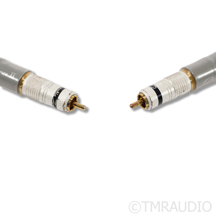 Acoustic Zen Silver Reference II RCA Cables; 1m