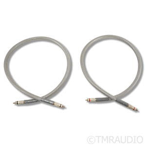 Acoustic Zen Silver Reference II RCA Cables; 1m