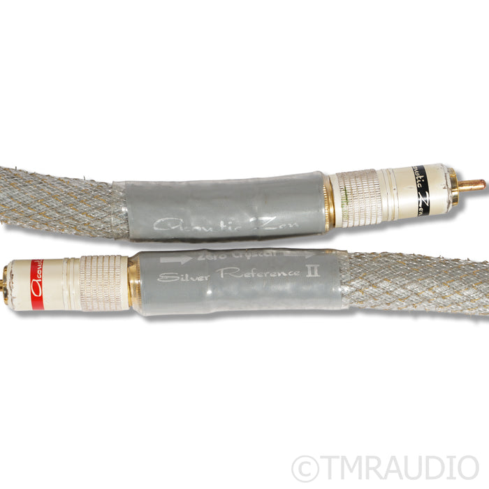 Acoustic Zen Silver Reference II RCA Cables; 1m