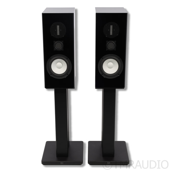 Philharmonic Audio Alexis BMR Monitor Bookshelf Speakers; Skylan SP24 Stands