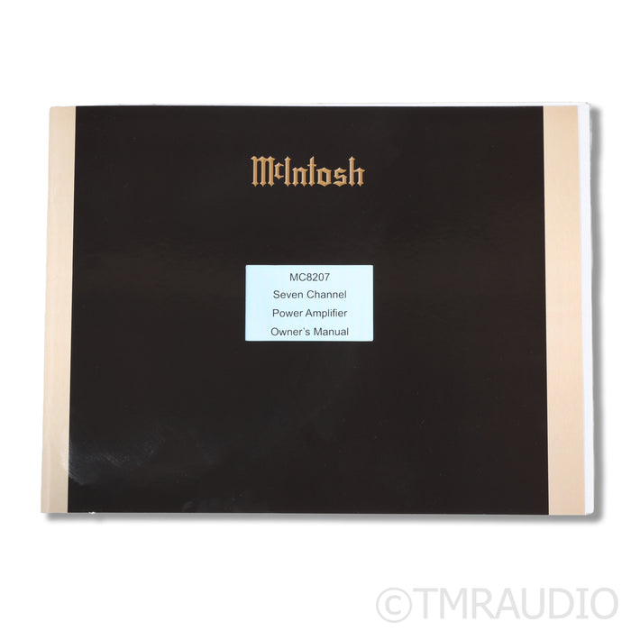 McIntosh MC8207 7-Channel Power Amplifier