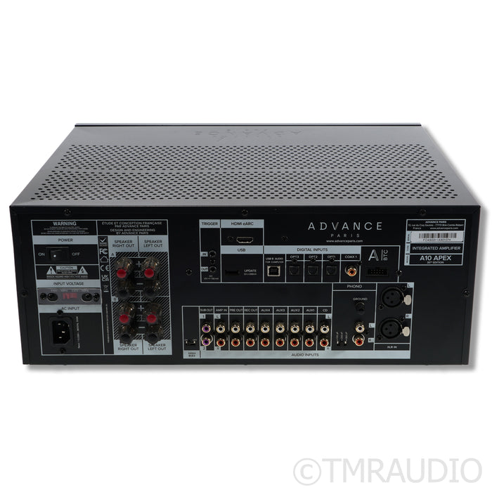 Advance Paris A10 APEX Hybrid Integrated Amplifier; Built-In DAC; MM Phono