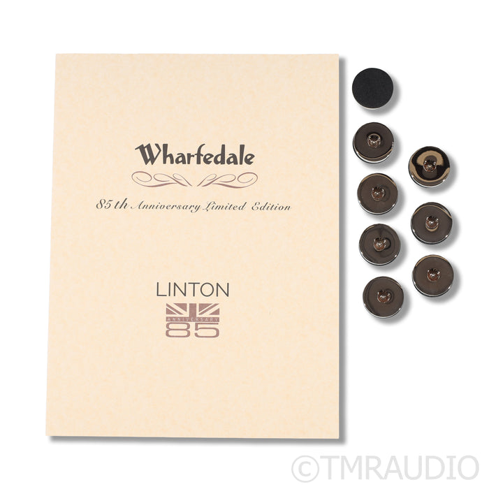 Wharfedale Linton Heritage 85th Anniversary Bookshelf Speakers; Stands