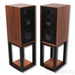 Wharfedale Linton Heritage 85th Anniversary Bookshelf Speakers; Stands
