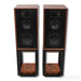 Wharfedale Linton Heritage 85th Anniversary Bookshelf Speakers; Stands