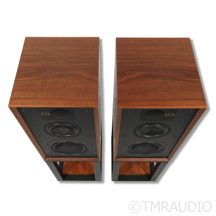 Wharfedale Linton Heritage 85th Anniversary Bookshelf Speakers; Stands