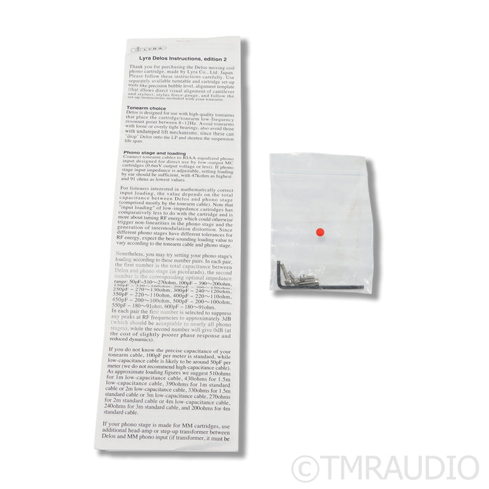 Lyra Delos MC Cartridge
