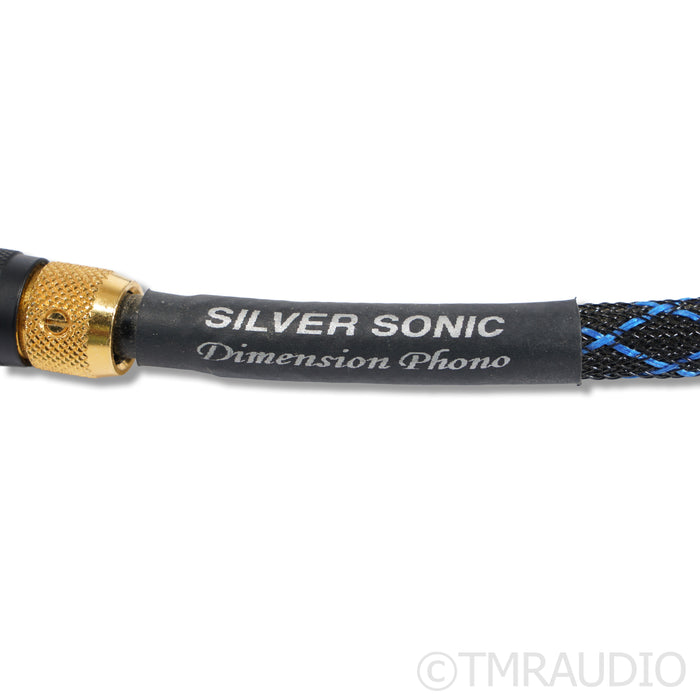 DH Labs Silver Sonic Dimensions Phono RCA Cables; 1m