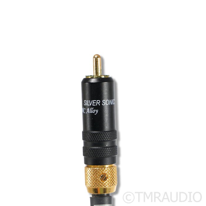 DH Labs Silver Sonic Dimensions Phono RCA Cables; 1m