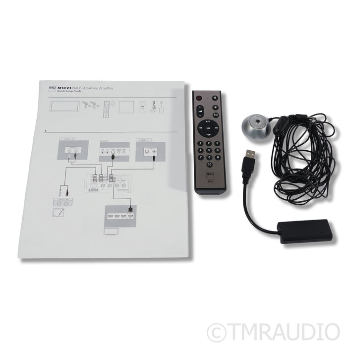 NAD M10 V3 BluOS Streaming Integrated Amplifier; Built-In DAC; MM Phono