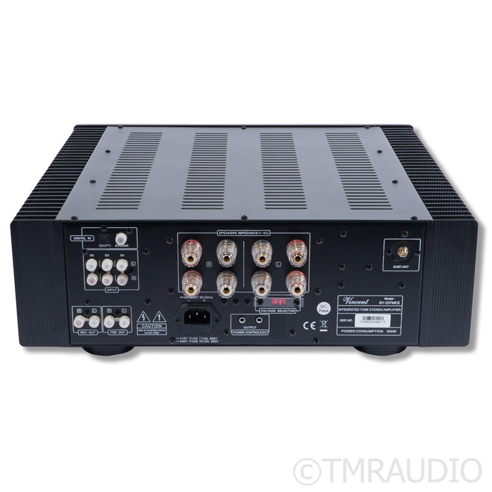 Vincent SV-237 MKII Hybrid Integrated Amplifier; Built-In DAC; Bluetooth