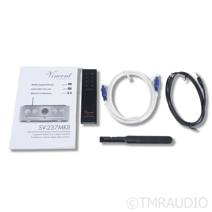 Vincent SV-237 MKII Hybrid Integrated Amplifier; Built-In DAC; Bluetooth