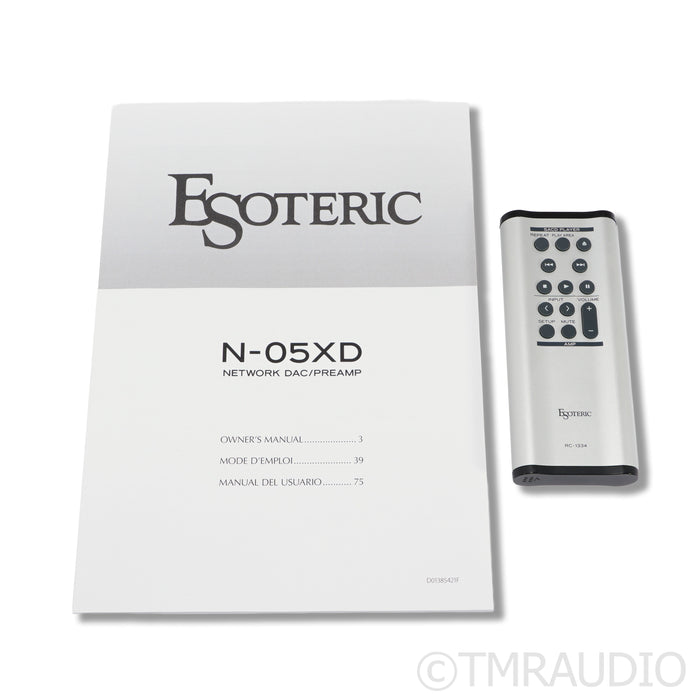 Esoteric Audio N-05XD Streaming DAC / Preamplifier (Demo)