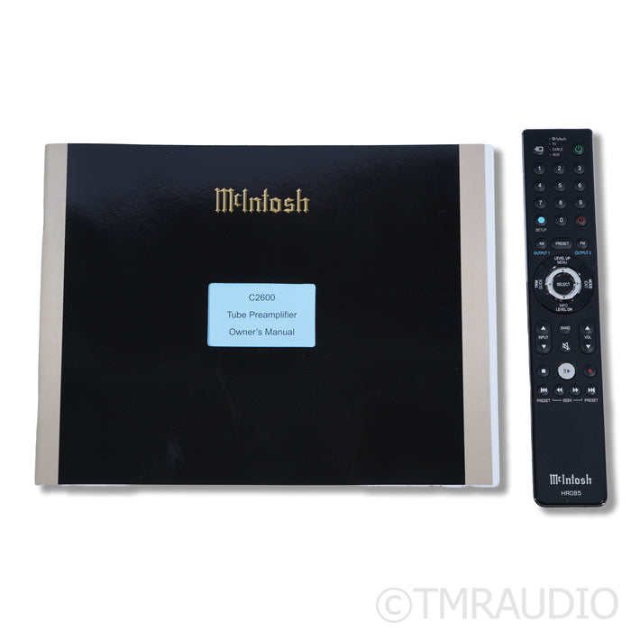 McIntosh C2600 Tube Preamplifier; Built-In DAC; MM/MC Phono
