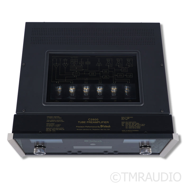 McIntosh C2600 Tube Preamplifier; Built-In DAC; MM/MC Phono
