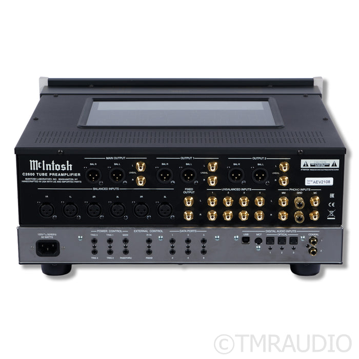 McIntosh C2600 Tube Preamplifier; Built-In DAC; MM/MC Phono