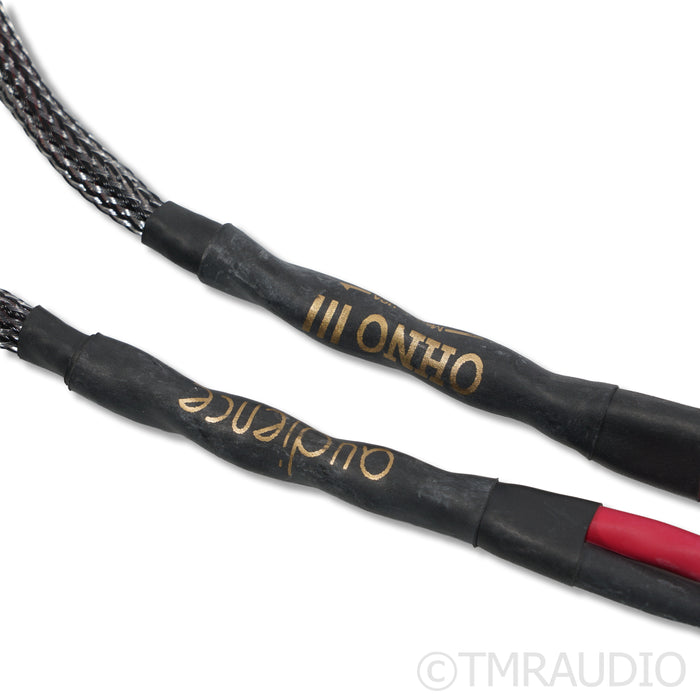 Audience OHNO III Speaker Cables; 2.5m