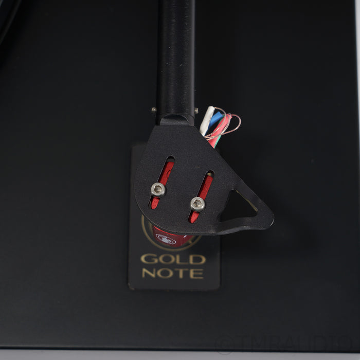 Gold Note Pianosa Belt Drive Turntable; Donatello Red MC Cartridge