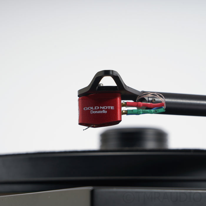 Gold Note Pianosa Belt Drive Turntable; Donatello Red MC Cartridge