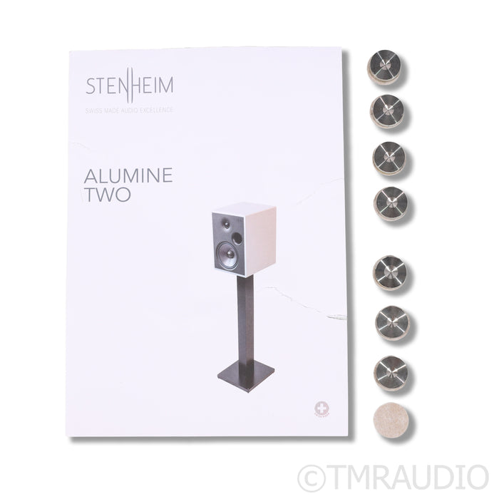 Stenheim Alumine 2 SE Bookshelf Speakers; Stands