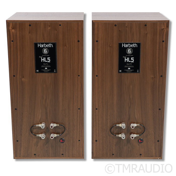 Harbeth Super HL5+ Bookshelf Speakers; Anniversary Limited Edition (Mint)