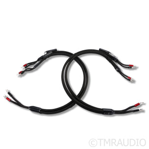 AudioQuest Dragon Zero/Bass Bi-Wire Speaker Cables; 5ft