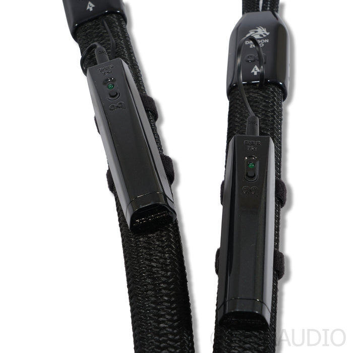 AudioQuest Dragon Zero/Bass Bi-Wire Speaker Cables; 5ft