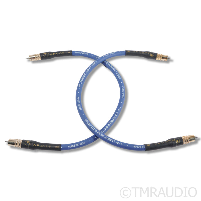 Cardas Clear RCA Cables; 0.5m