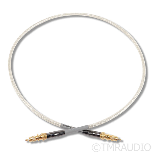 Nordost Valhalla V1 BNC Digital Coaxial Cable; RCA Adapters; 1m