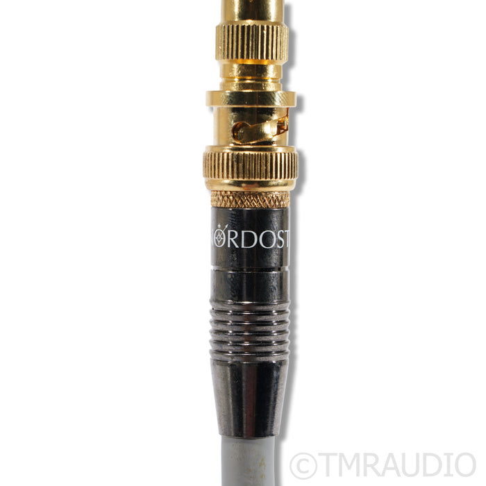 Nordost Valhalla V1 BNC Digital Coaxial Cable; RCA Adapters; 1m
