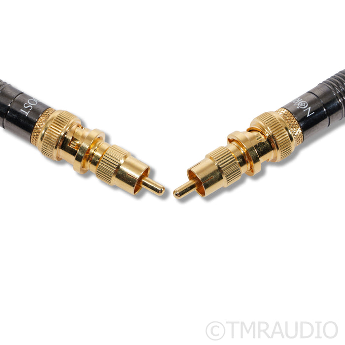 Nordost Valhalla V1 BNC Digital Coaxial Cable; RCA Adapters; 1m