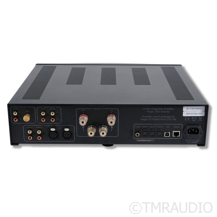 Hegel H190v Streaming Integrated Amplifier; Built-In DAC; MM Phono