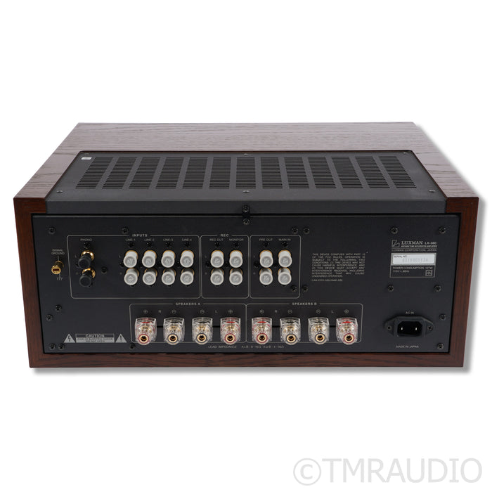 Luxman LX-380 Tube Hybrid Integrated Amplifier; MM/MC Phono