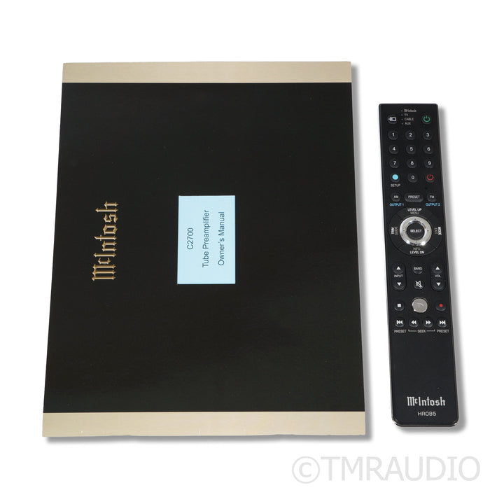 McIntosh C2700 Tube Preamplifier; Built-In DAC; MM/MC Phono