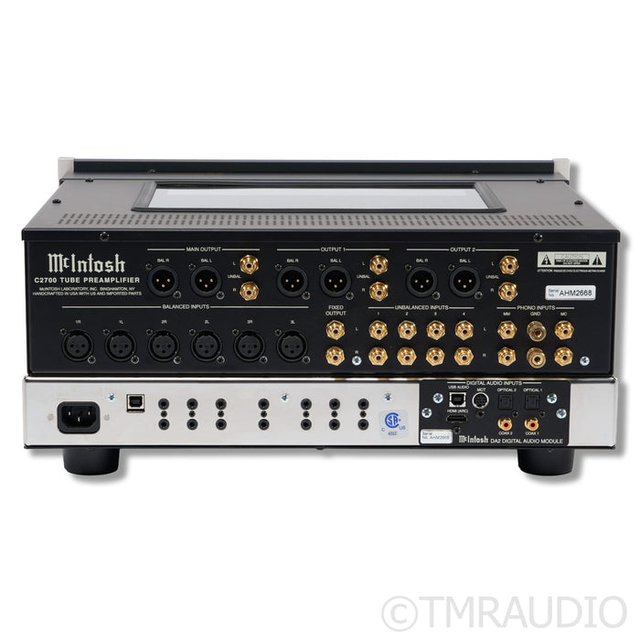 McIntosh C2700 Tube Preamplifier; Built-In DAC; MM/MC Phono