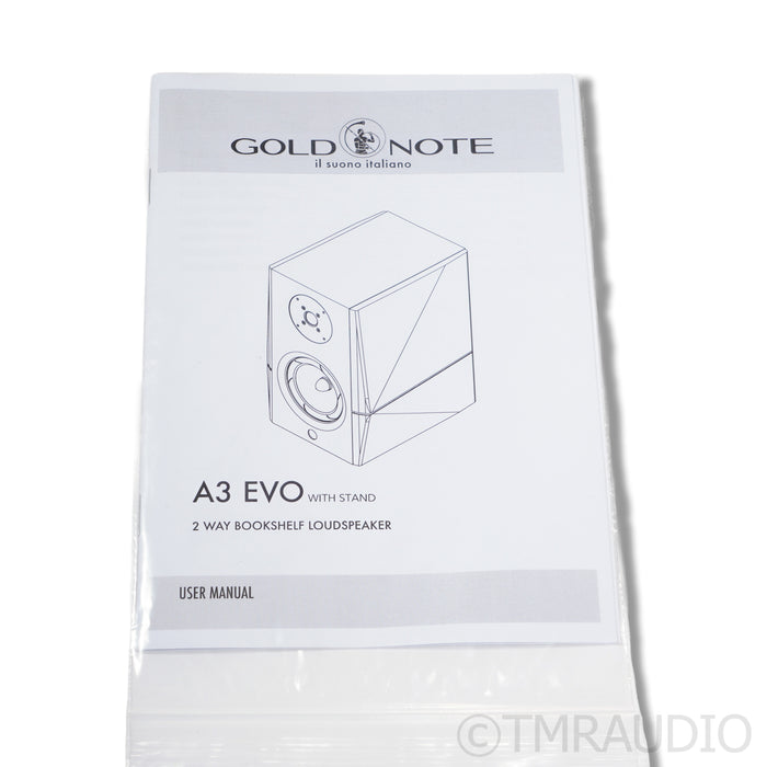 Gold Note A3 EVO Mk2 Bookshelf Speakers