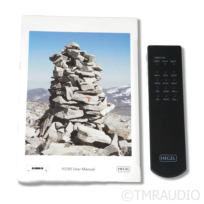 Hegel H190 Streaming Integrated Amplifier; Built-In DAC