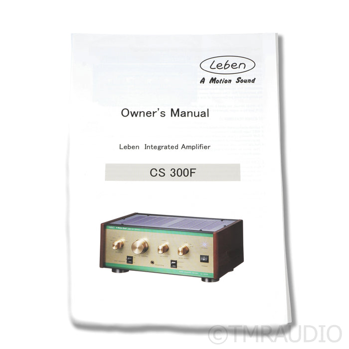 Leben CS-300F Tube Integrated Amplifier