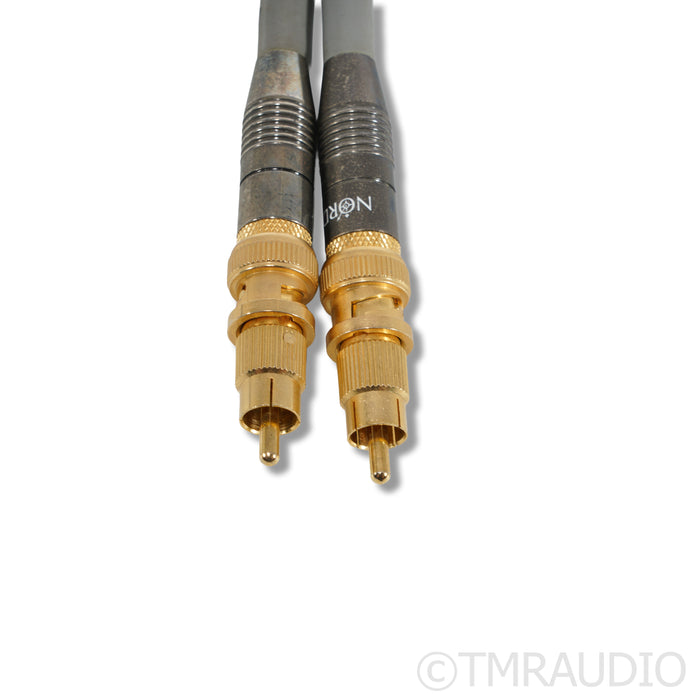 Nordost Valhalla v1 Digital Coaxial BNC Cable; RCA Adapters; 1.5m