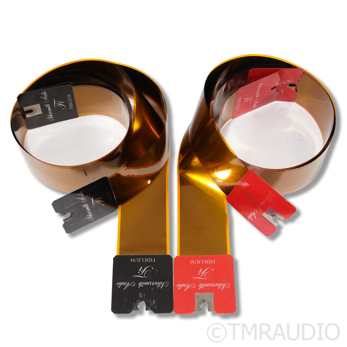 Silversmith Audio Fidelium Speaker Cables;  4ft