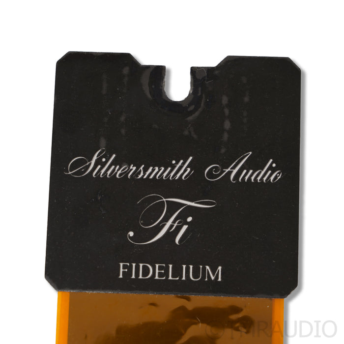Silversmith Audio Fidelium Speaker Cables;  4ft