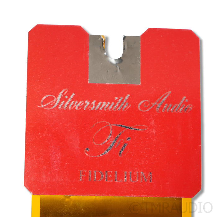 Silversmith Audio Fidelium Speaker Cables;  4ft