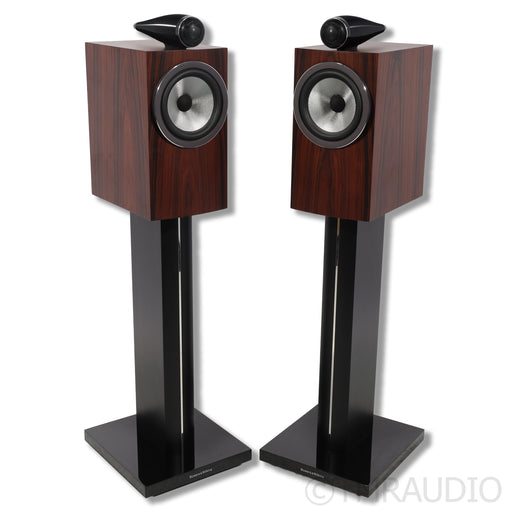 Bowers & Wilkins 705 S3 Bookshelf Speakers; Stands