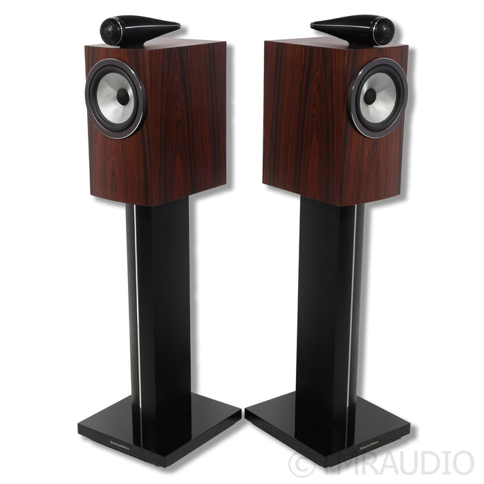 Bowers & Wilkins 705 S3 Bookshelf Speakers; Stands