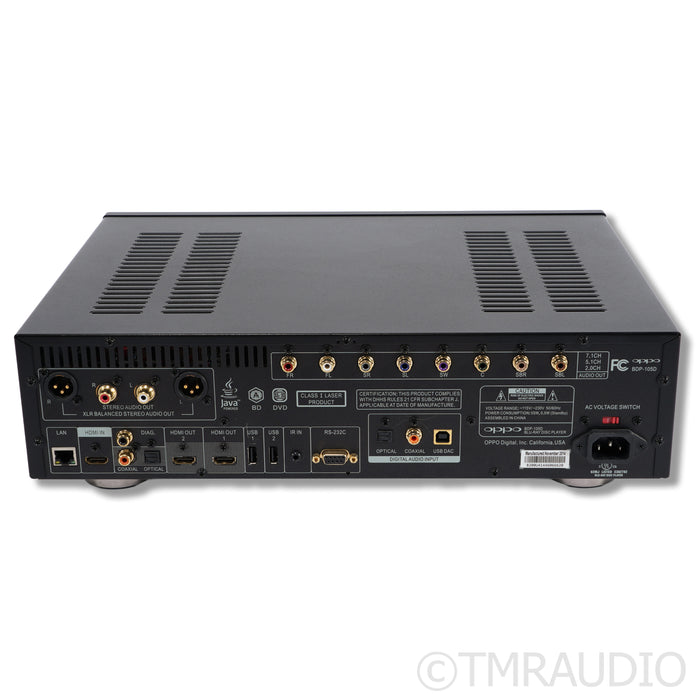 Oppo BDP-105D Blu-Ray / SACD / CD Player