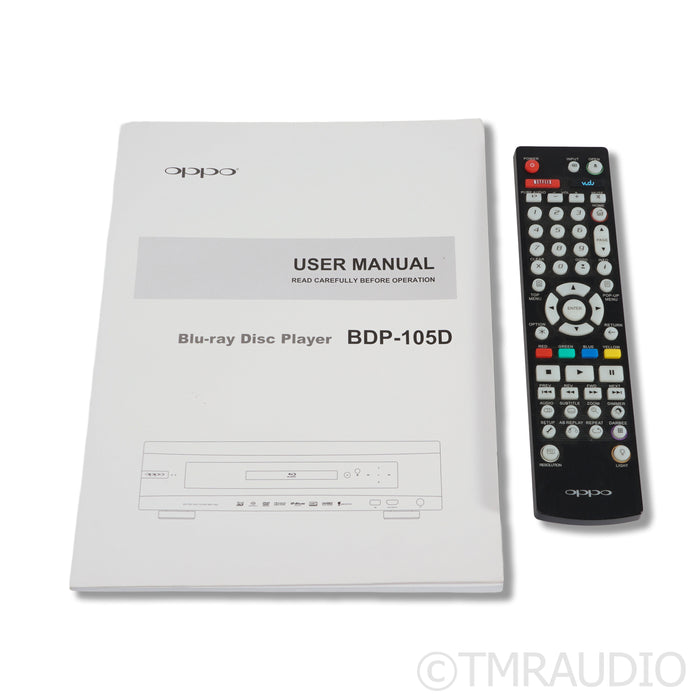 Oppo BDP-105D Blu-Ray / SACD / CD Player