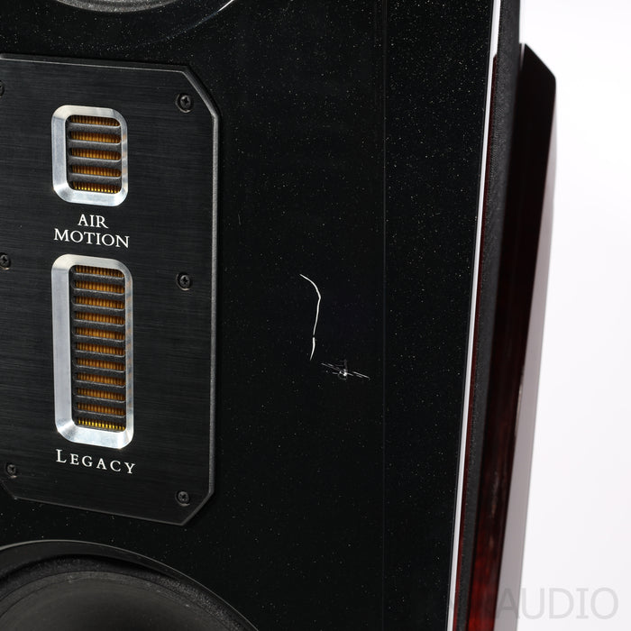 Legacy Audio Aeris XD Floorstanding Speakers; Sapele Pommele Gloss Cabernet