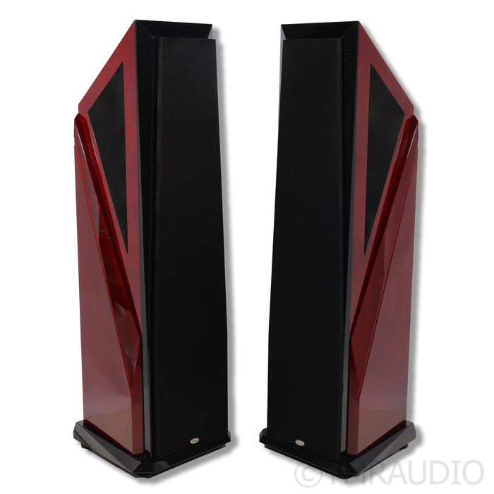 Legacy Audio Aeris XD Floorstanding Speakers; Sapele Pommele Gloss Cabernet