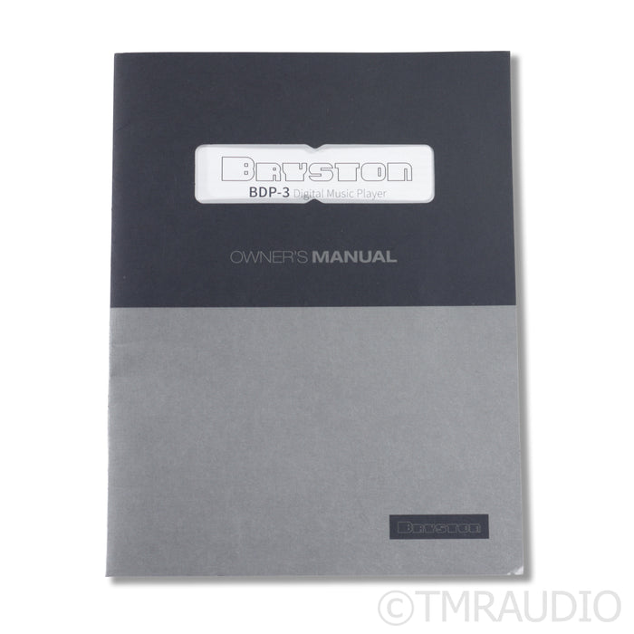 Bryston BDP-3 Digital Music Player